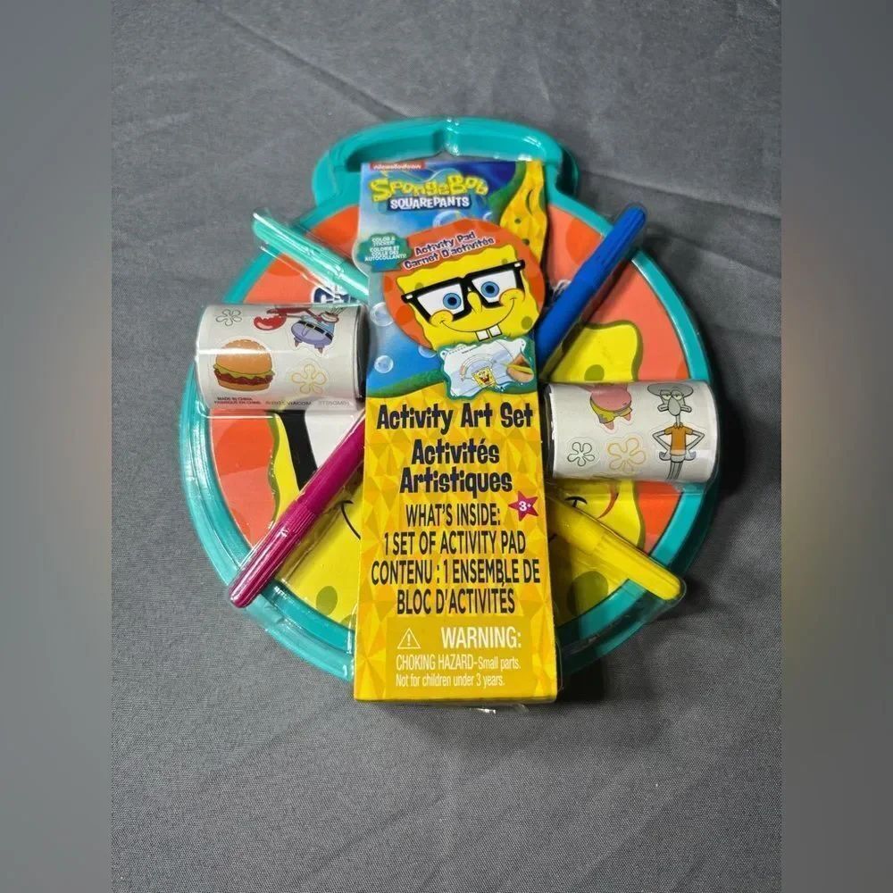 NEW SpongeBob SquarePants Carry Along Activity Set NWT